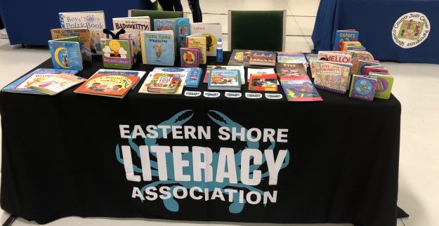 Give aways books on table