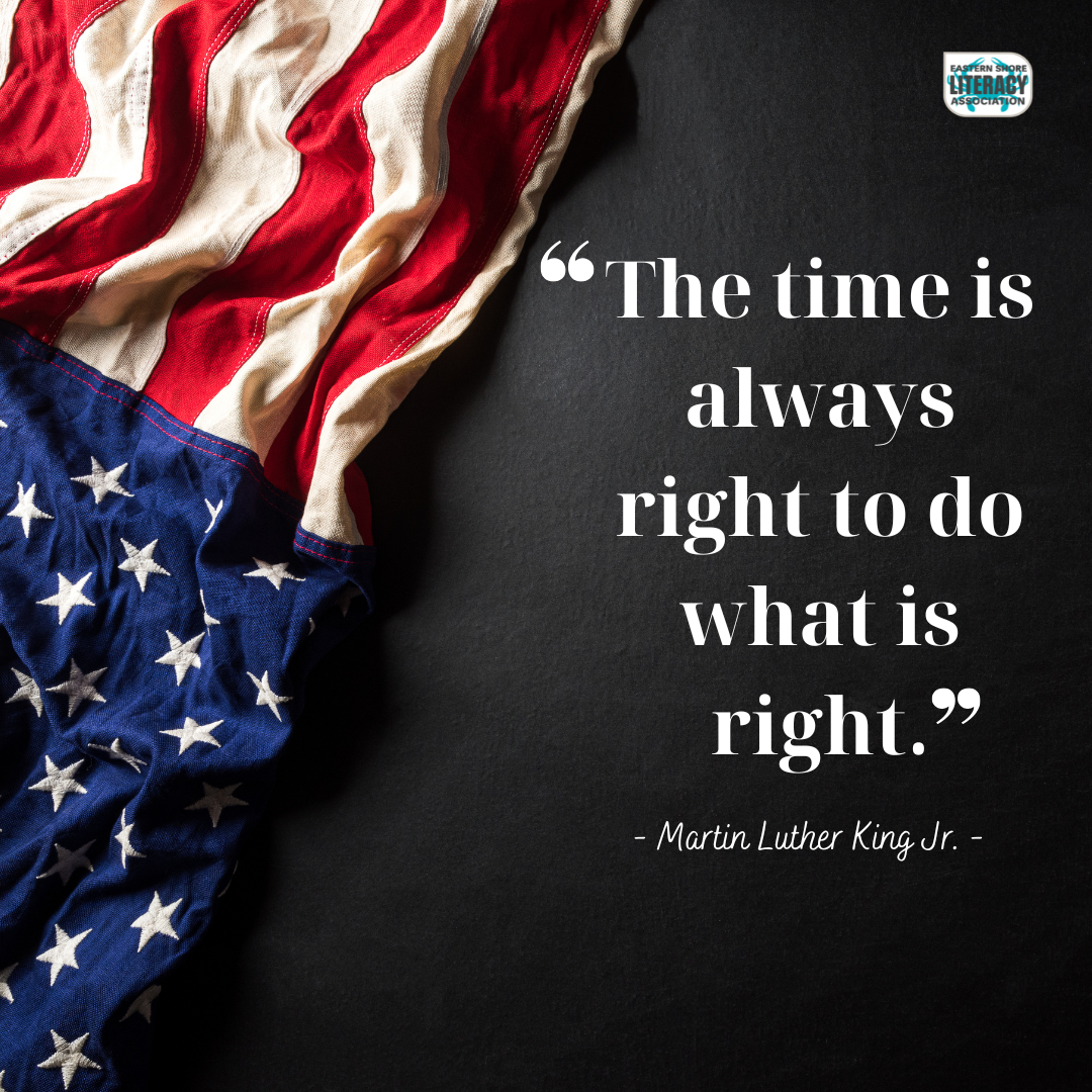 “The time is always right to do what is right.” — Martin Luther King Jr ...